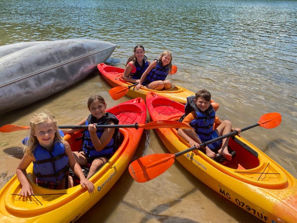 Kayaking at Hawk Island Park