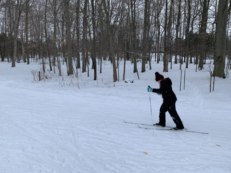 Cross Country Skiing at Burchfield Park Eklund