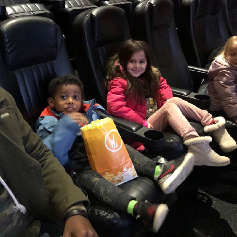 Kids at Movie Theater - Brooks