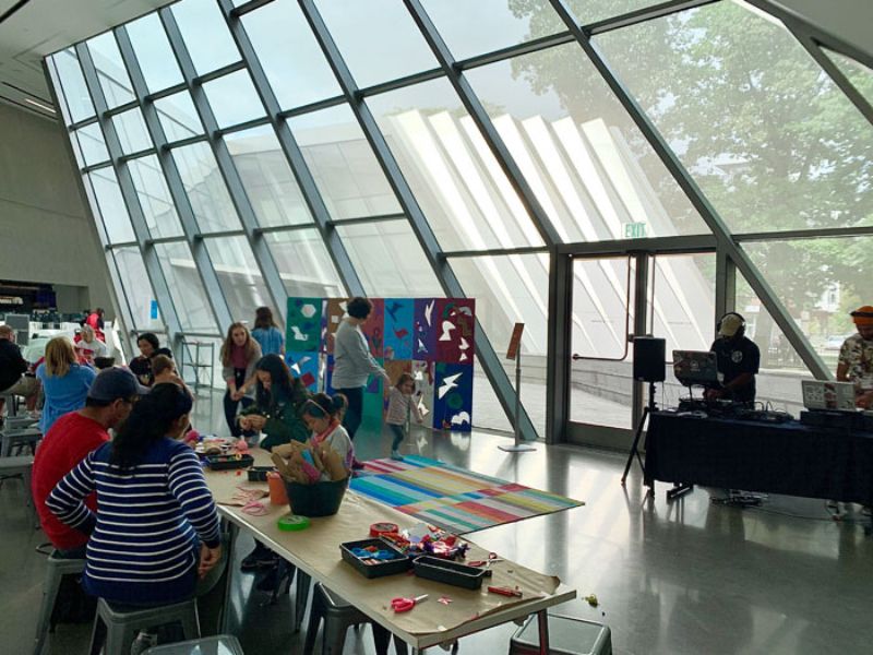 Broad Art Museum First Saturday Windows Kranzo