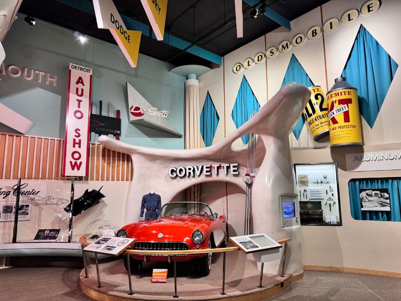 Michigan History Museum Corvette - Retreat 2024 - Lansing Family Fun