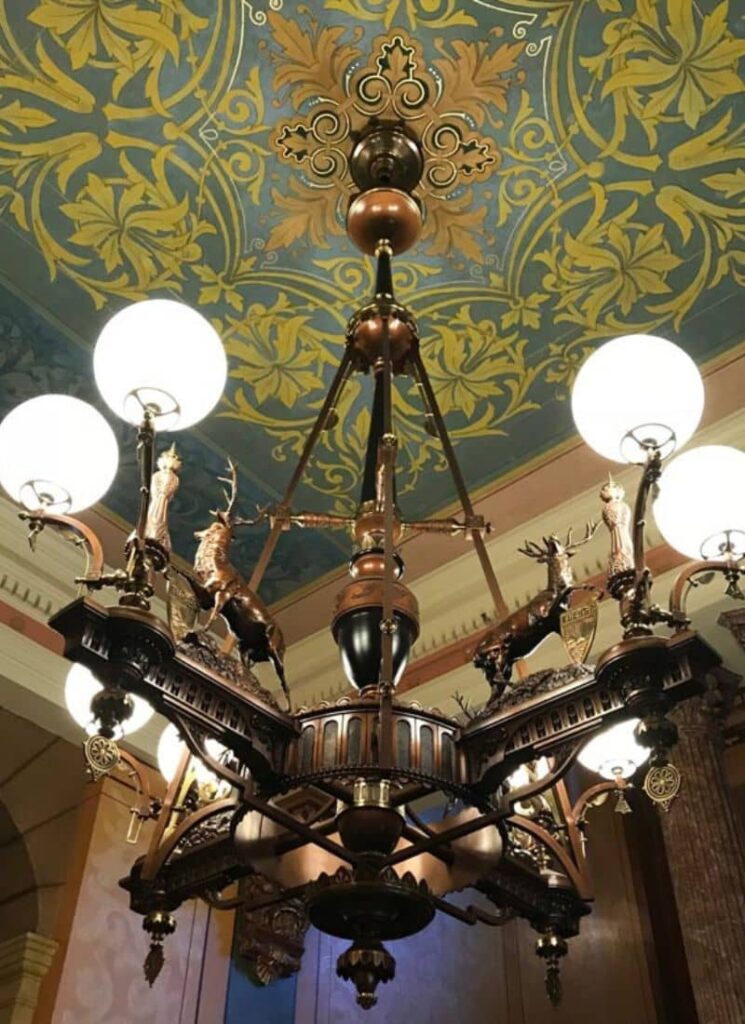 Michigan State Capitol Building - Chandelier - Lansing Family Fun