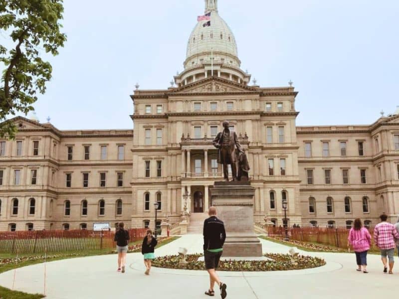 Michigan State Capitol - Grounds - Lansing Family Fun