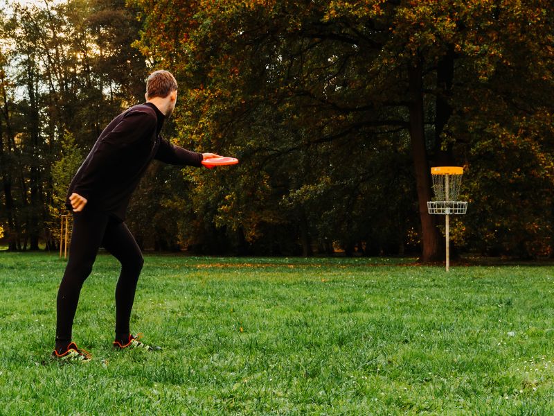 disc golf course frisbee golf