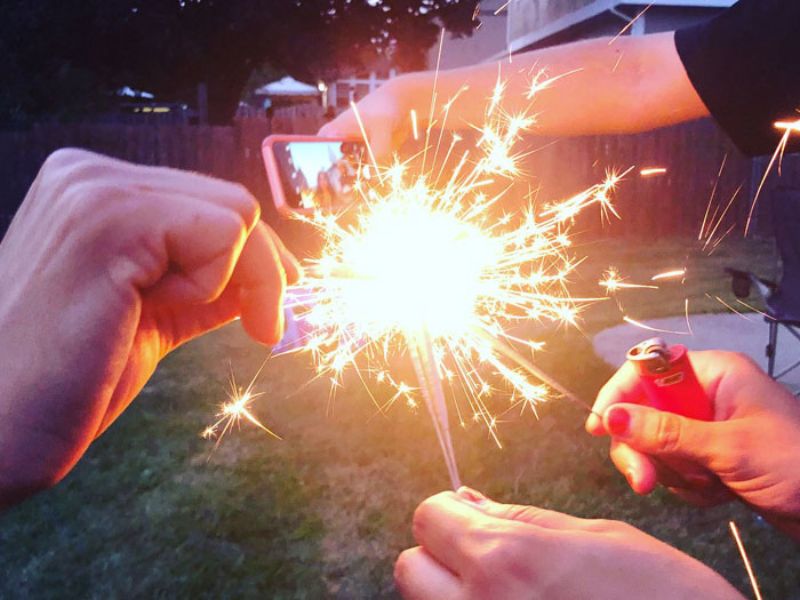Lansing Family Fun 4th of July Firework-Sparklers