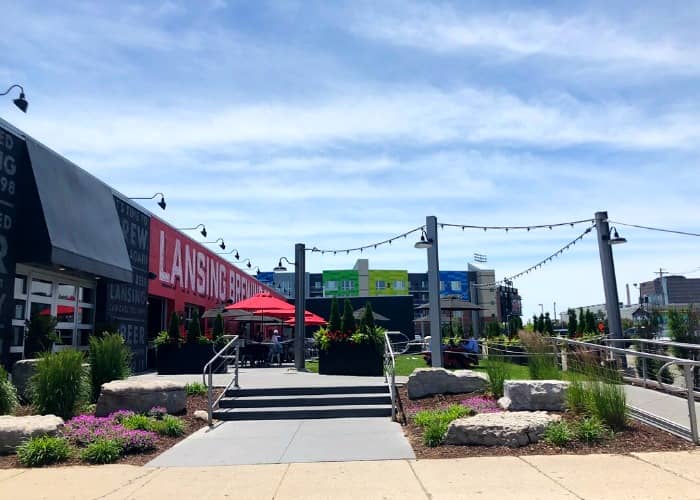 Lansing-Brewing-Company-Patio-with-kids-Downtown-Lansing Family Fun