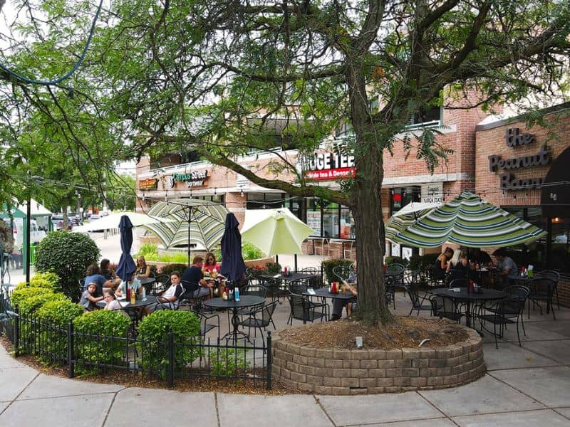 The Peanut Barrel Outside Seating Facebook