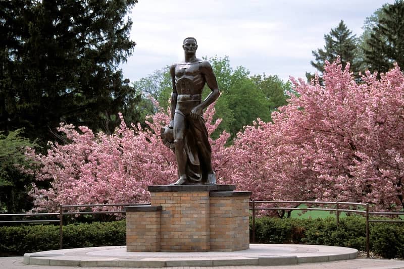 MSU Sparty Statue Facebook