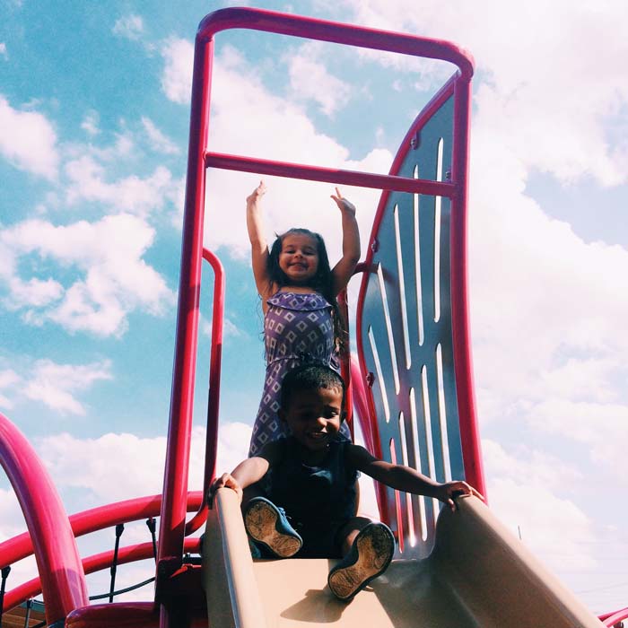 Lansing Parks Kids slide