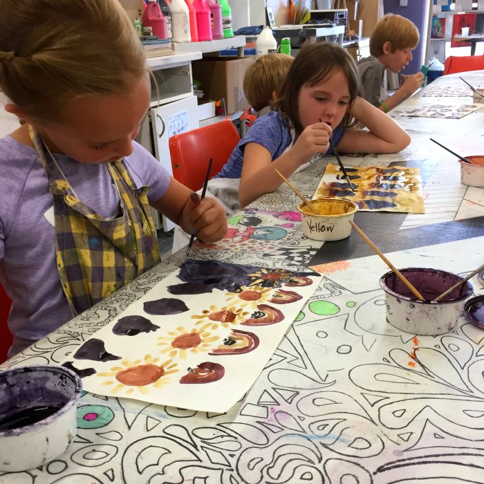 things to do in summer - REACH Art Studio Summer Camp Kids Painting Reo Town Lansing