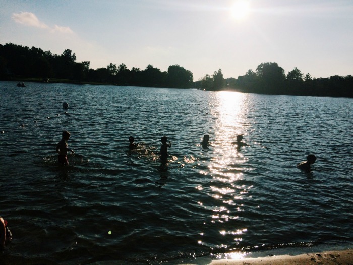 Kids swimming lake in lansing michigan kids water playground
