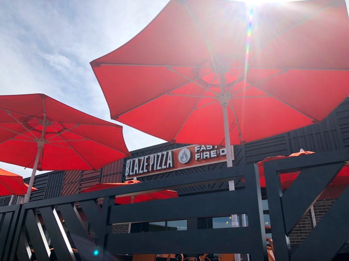 Blaze Pizza Frandor Lansing Patio Seating with kids Blaze Pizza Frandor Lansing Patio Seating with kids