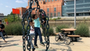 Lansing River Trail Lansing City Market River Town Adventures Kids Playing Feature Image