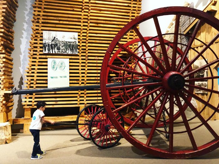 Michigan Historic Center Big Lumber Wheel Play Museum Downtown Lansing