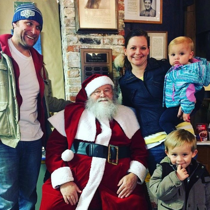 Family Photo with Santa Kids Lansing Michigan