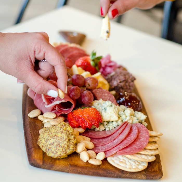 MPSocial charcouterie board Downtown Lansing