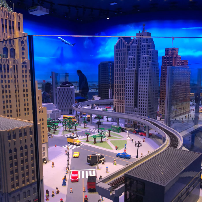 LEGO-LAND Discovery Center Detroit replica