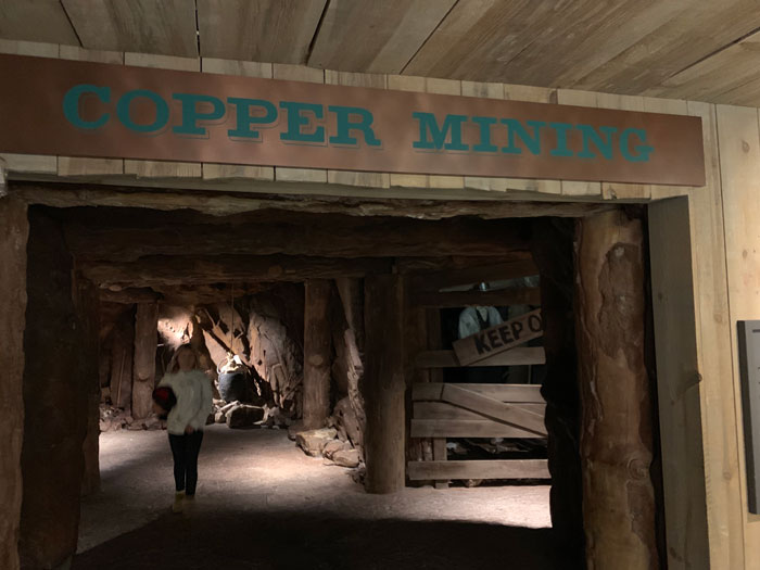 Copper-Mine-replica-Michigan-History-Center-Girl-walking