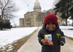 Michigan-State-Capitol-Building-Kid-excited-to-go-inside-and-tour-the-capitol