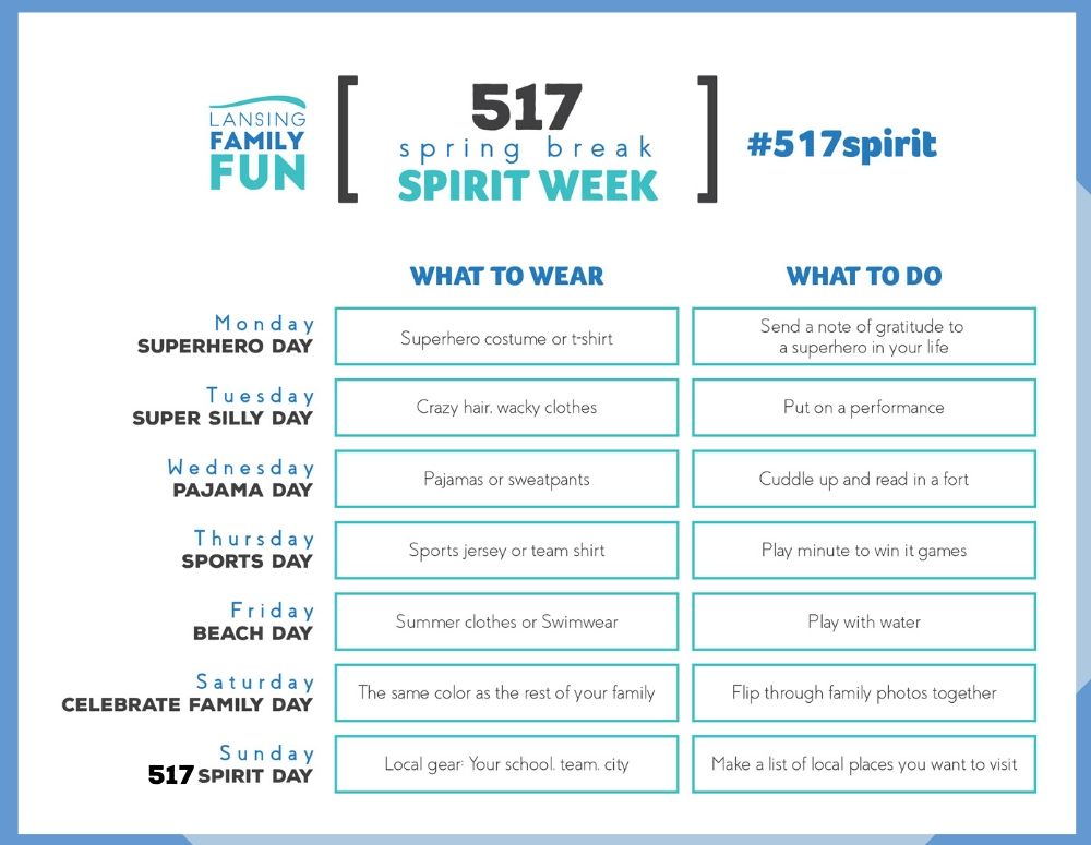 517 spring break spirit week (1)